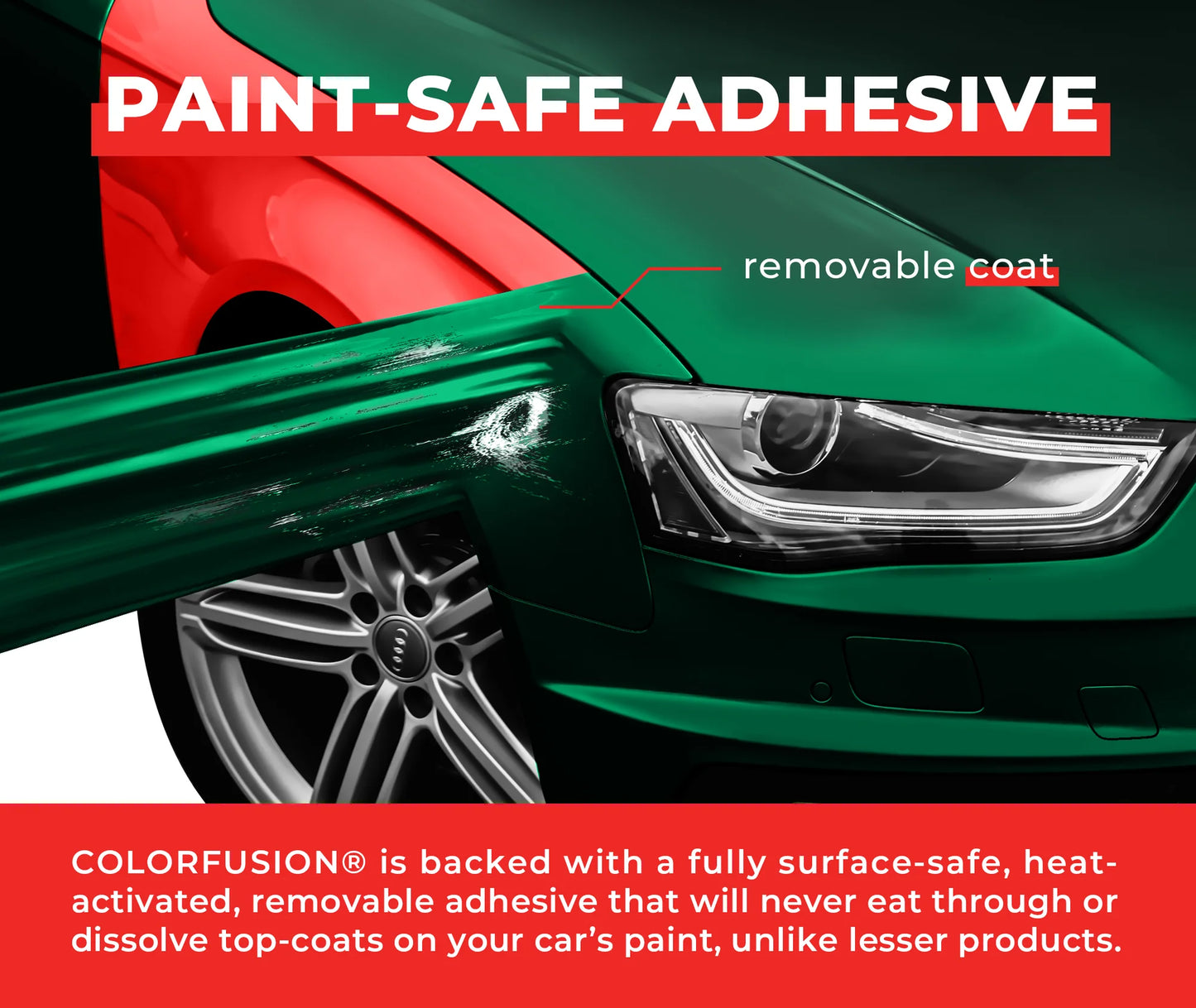 COLORFUSION® PPF - Stealth Chrome Green